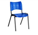 Ver imagem 1 de Cadeira Empilhável Fixa para Escritório Azul - Masticmol - 2001