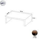 Ver imagem 2 de Suporte Monitor Mesa de Escritório 30cm X 22cm 100% Mdf F5 Cor:cinza Sagrado