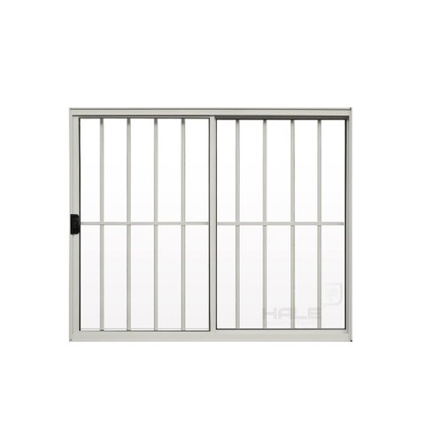 Janela de Correr 2 Folhas C/grade Alumínio Branco 1.00 X 1.50 Linha Modular - Hale