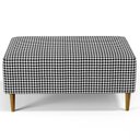 Ver imagem 6 de Kit 02 Puffs Decorativos Para Sala De Estar Cléo W01 Pés Palito 90 cm Pied Poule - Lyam Decor