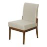 Cadeira de Jantar Suede Bege - 1