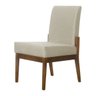 Cadeira de Jantar Suede Bege - 4
