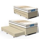 Ver imagem 4 de Cama Box com Auxiliar + Colchão de Molas Ensacadas Double Face Pillow Euro Alfa Probel Solteiro 88cm