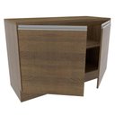 Ver imagem 6 de Balcão de Pia Armário de Cozinha 120 cm 2 Portas (Com Tampo) Rustic Glamy Madesa