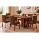 Ver imagem 1 de Mesa Sala Jantar Luma + 6 Cadeiras Julia Freijo DJ Móveis