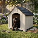 Ver imagem 2 de Casa Casinha para Cachorro Extra Grande Resistente Impermeável Fácil Montagem Syberflex