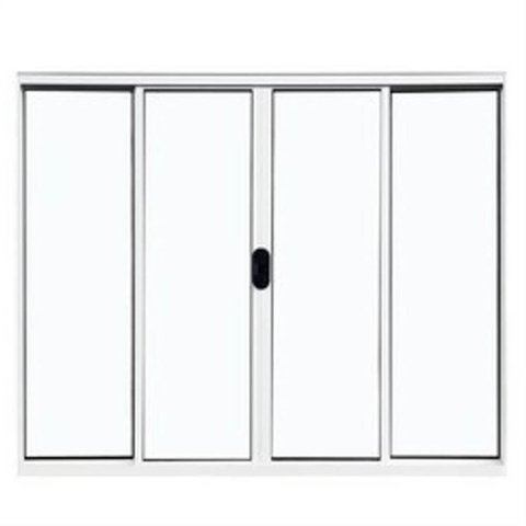 Vitrô Branco 4 Folhas sem Bandeira e sem Grade 1 X 1,2 Metros - Janellot Vitro 4f 100x120 S/band S/g