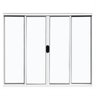 Vitrô Branco 4 Folhas sem Bandeira e sem Grade 1 X 1,2 Metros - Janellot Vitro 4f 100x120 S/band S/g - 1