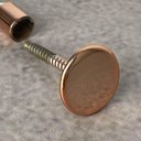 Ver imagem 4 de Gancho Cabide Pino 1,5cm de Metal Rose para Fixar Espelhos de Parede Duler