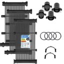 Ver imagem 1 de Conjunto 16 Placas e Terminações para Aquecimento Solar de Piscina até 16m² ou 30 mil litros - KS