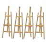 Kit 4 Cavalete de Pintura Popular 1,80 Metros Madeira Pinus Natural 4111 - 1