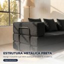 Ver imagem 6 de Sofá Cama 3 Lugares na Caixa 190 cm Capri Bouclê B05 - D'Rossi