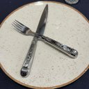 Ver imagem 4 de Faqueiro Nobre 12 Peças Churrasco Prateado Garfos e Facas Aço Inox Jantar Churrascaria