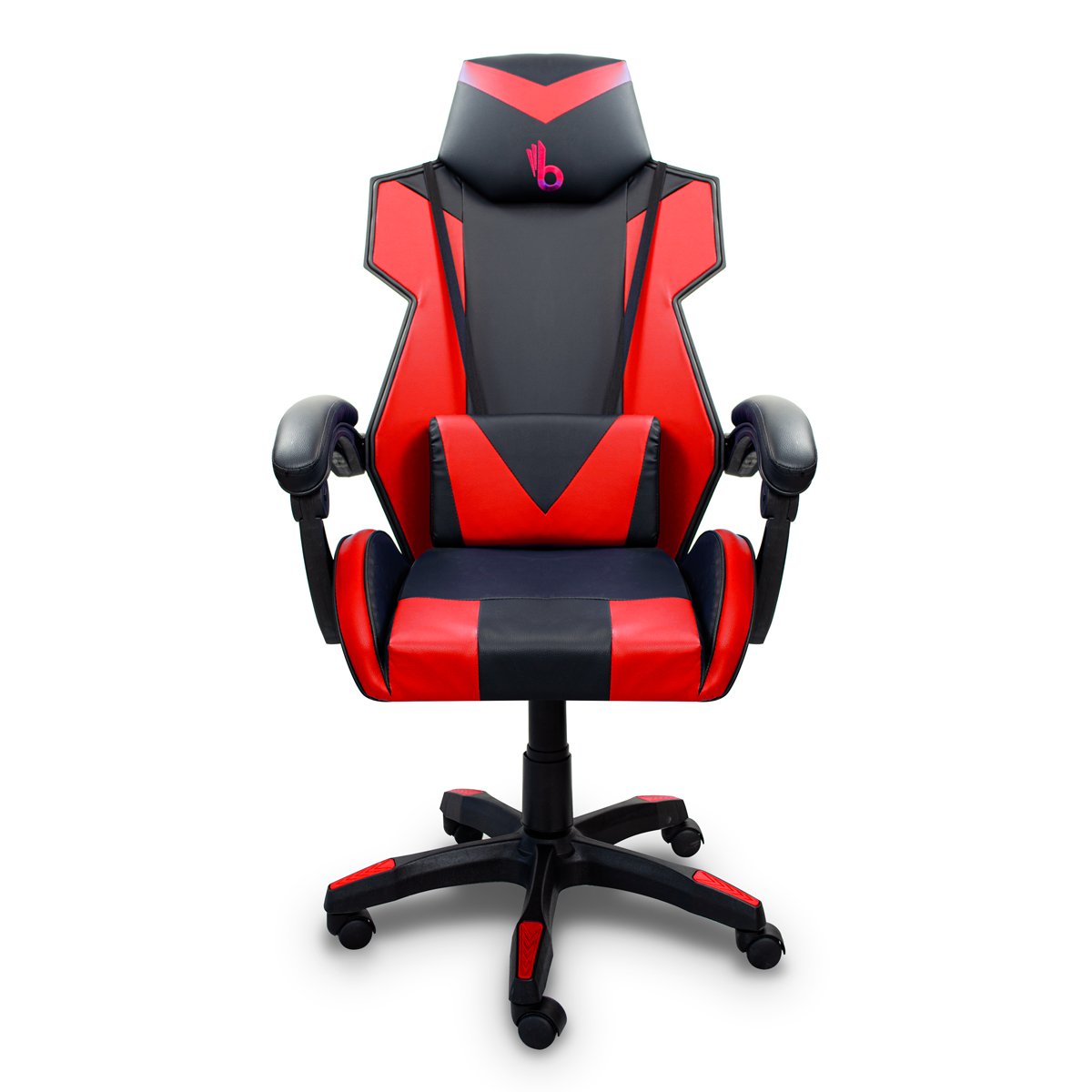 Cadeira Gamer Couro Ergonômica para Escritório Vermelha - 2