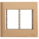 Ver imagem 1 de Placa 6 Postos 4x4 Tramontina Giz Ouro Metalizado com Suporte Tramontina