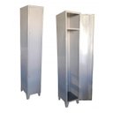 Ver imagem 2 de Armário Roupeiro de Aço Vestiário Academia 1 Porta Locker Cinza