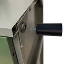 Ver imagem 6 de Armário Roupeiro de Aço Vestiário Academia 1 Porta Locker Cinza