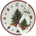 Ver imagem 1 de Kit Sousplat + Guardanapo Natal Arvore Nsw 2 Peças com Base