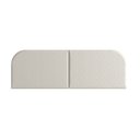 Ver imagem 5 de Cabeceira Cama Box Queen 160 Cm Orgânica Tecido Boucle Off White