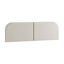 Ver imagem 1 de Cabeceira Cama Box Queen 160 Cm Orgânica Tecido Boucle Off White