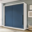 Ver imagem 1 de Guarda Roupa 180,1cm com 2 Portas de Correr e 2 Gavetas 240835 Valência Politorno Móveis