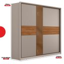 Ver imagem 3 de Guarda-roupa Casal Reflecta 2 Portas 6 Gavetas Authentic