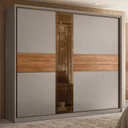 Ver imagem 1 de Guarda-roupa Casal Reflecta 2 Portas 6 Gavetas Authentic