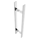 Ver imagem 1 de Puxador para Portas Escovado em Aço Inox Perseu Grego Metal 80cm