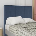 Ver imagem 7 de Cabeceira Queen 158 cm Madrid Veludo Azul Soon