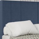 Ver imagem 6 de Cabeceira Queen 158 cm Madrid Veludo Azul Soon