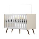 Ver imagem 1 de Berço Mini Cama Retrô Off White - Qmovi