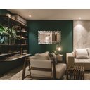 Ver imagem 2 de Espelho Decorativo veneziano provencal 99x180 38125:prata