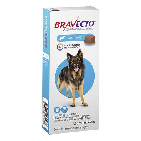 Bravecto Cachorro 20 Kg 40 Kg