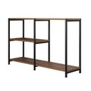 Ver imagem 2 de Aparador Industrial Artesania Preto e Imbuia 120cm