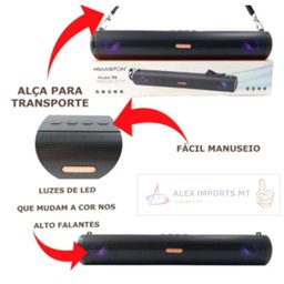 Caixa de Som Potente Portatil Sound Bar Otimo Som Barato - 5