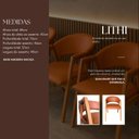 Ver imagem 4 de Kit Mesa Jantar para Cozinha 4 Cadeiras Lithi Estofadas Sofisticadas Móvel Moderno
