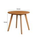 Ver imagem 3 de Kit Mesa Jantar para Cozinha 4 Cadeiras Lithi Estofadas Sofisticadas Móvel Moderno