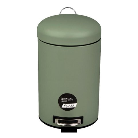 Lixeira com Pedal Oliva 12l - A\casa