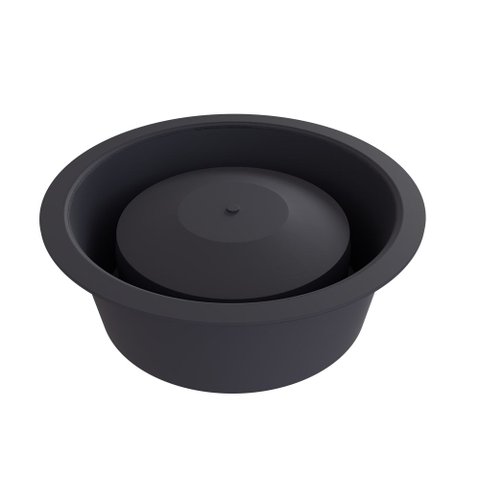 Anti Cheiro p/Ralo Banheiro Insetos 100mm Preto Estrela 3111