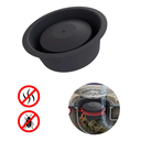 Ver imagem 2 de Anti Cheiro p/Ralo Banheiro Insetos 100mm Preto Estrela 3111