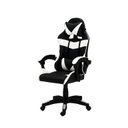 Ver imagem 2 de Cadeira Gamer Branca - Preta