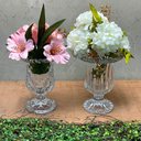 Ver imagem 2 de 2 Vasos de Vidro Decorativo Lyor Renaissance Pequenos 11x14,5cm para Flores Hall de Entrada
