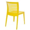 Kit 2 Cadeiras de Plástico Polipropileno com Encosto Horizontal Victória - Tramontina - Amarelo 9404 - 3
