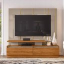 Ver imagem 2 de Home Estante Tellus para TV 75" com Gavetas Fendi/ Naturale