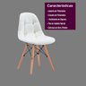 Kit 4 Cadeiras Eiffel Botone Branco Couro Pu Cozinha Sala Estar Mesa Jantar Área Lazer Recepção - 10