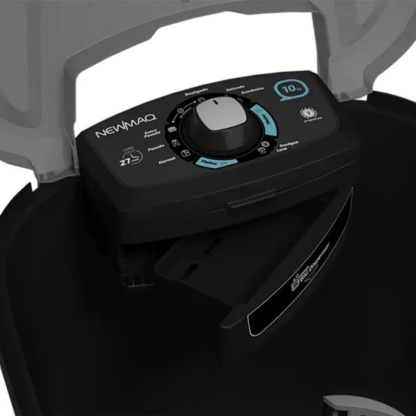 Tanquinho Lavadora Newmaq 10 Kg Semi Automática 9 Programas:preto/110 - 3