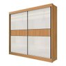 Guarda Roupa Cancun Ripado Cinamomo Off White - 1