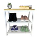 Ver imagem 2 de Sapateira Banco Strassis Design Sd-5003-50 Branco