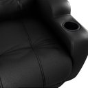 Ver imagem 4 de Poltrona Reclinável do Papai Automática com Usb e Porta Copos Cherokee Sintetico Preto Matrix