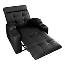 Ver imagem 3 de Poltrona Reclinável do Papai Automática com Usb e Porta Copos Cherokee Sintetico Preto Matrix